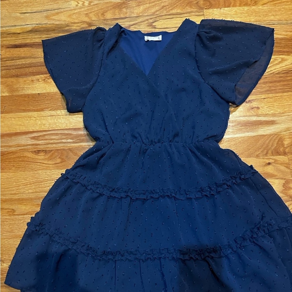 Navy altar’d state dress